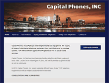 Tablet Screenshot of capitalphones.com